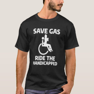 Camiseta Economize Gás Na Perna Deficientes Amputee Amputat