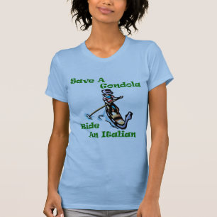 Camiseta Economize numa Gôndola e Passeie num Italiano