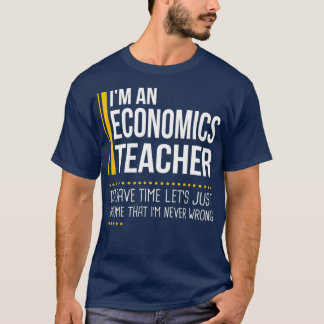 Camiseta Economize tempo, vamos supor que professor de econ