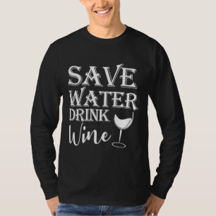 Camiseta Economize vinho de bebida 12