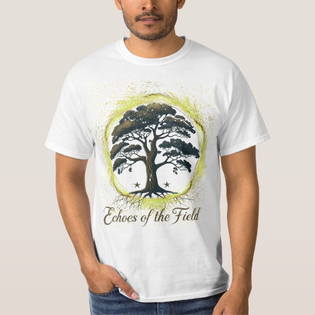 Camiseta Ecos do Campo - Inspirados na Natureza Artística (Frente)