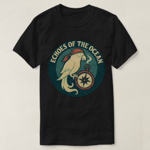Camiseta Ecos do Papagaio Pirata do Oceano