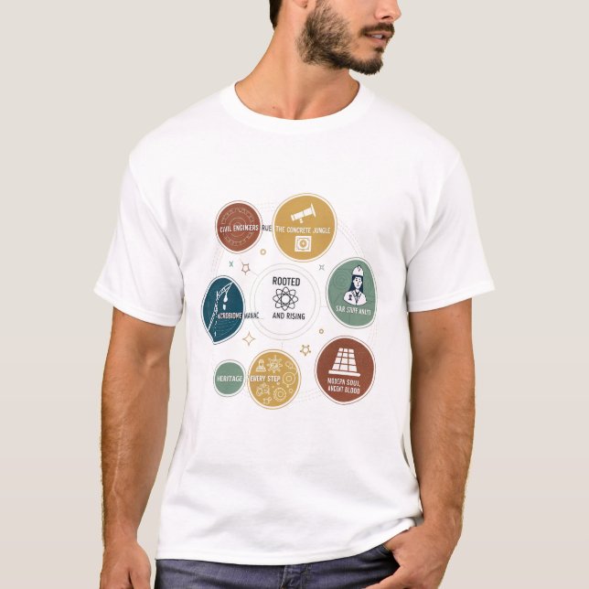Camiseta "Ecos do Passado - Design de inspiração histórica (Frente)
