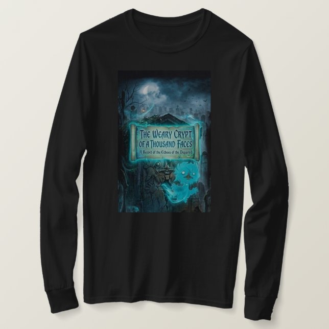 Camiseta Ecos Góticos e Cansados da Cripta dos Des (Frente do Design)