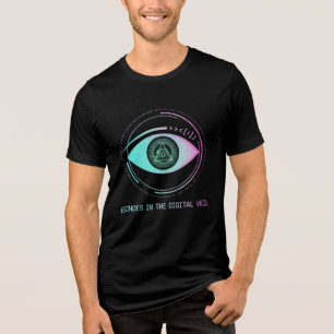 Camiseta Ecos na cortina digital