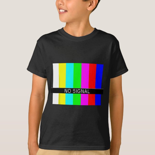 Camiseta Ecrã Sem sinal de TV (Frente)