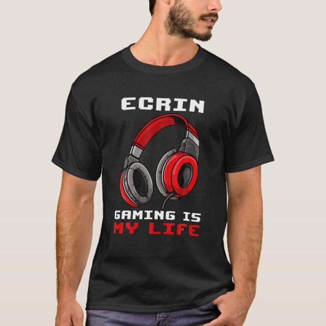 Camiseta Ecrin - Jogo É Minha Vida - Personalizado (Frente)