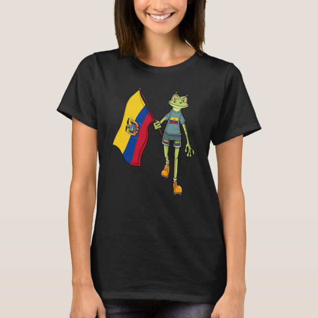 Camiseta Ecuador Fan Frog (Frente)