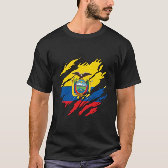 Camiseta Ecuadorian Flag Ecuador (Frente)