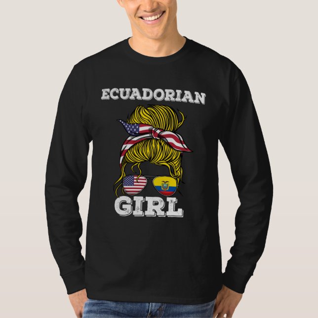Camiseta Ecuadorian Girl Ecuador Roots (Frente)