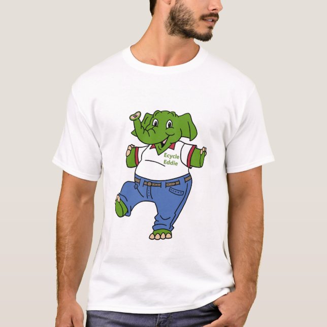 Camiseta Ecycle Eddie diz: "Lembre-se do Eciclo-it" (Frente)