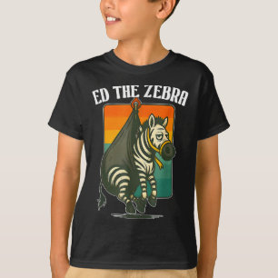 Camiseta Ed A Zebra Capturada, Nunca Esqueça Ed, Anim Engra