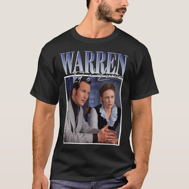 Camiseta Ed &amp; Lorraine Warren Classic T-Shirt (Frente)