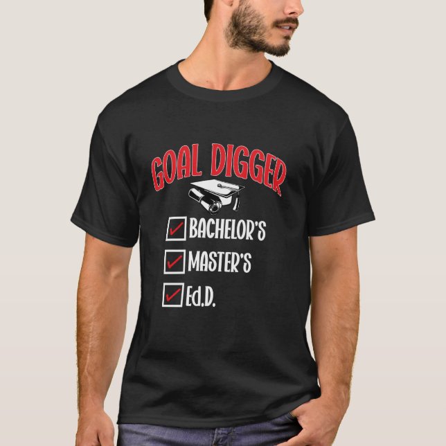 Camiseta Ed. D. Doutorado - Dígger Médico de E (Frente)