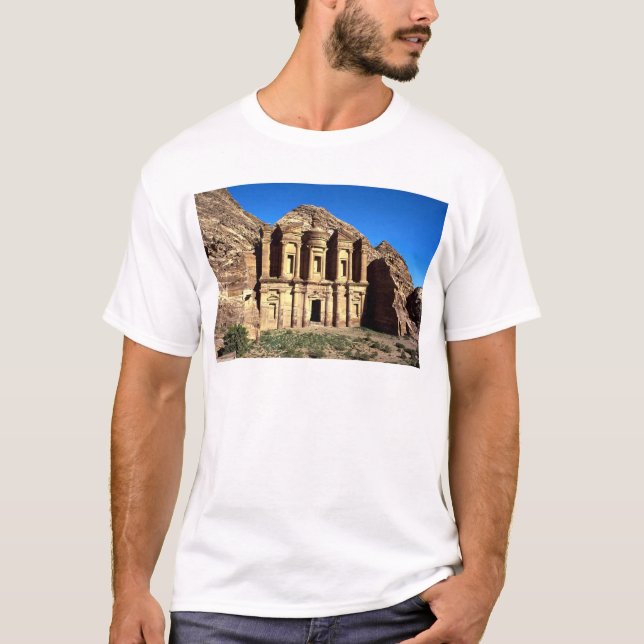Camiseta "Ed-Deu", templo, PETRA, Jordão (Frente)