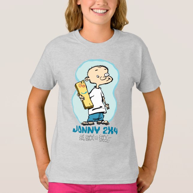 Camiseta Ed, Edd, n' Eddy Jonny 2x4 e Plank (Frente)