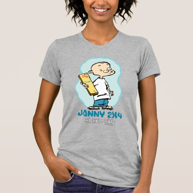 Camiseta Ed, Edd, n' Eddy Jonny 2x4 e Plank (Frente)