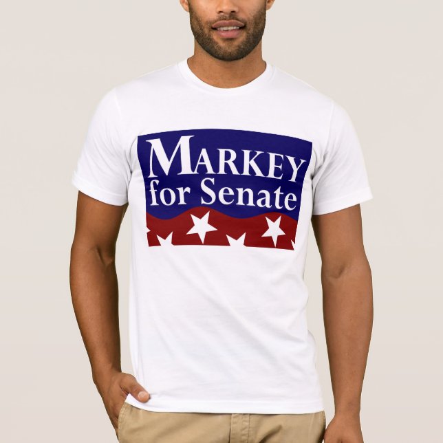Camiseta Ed Markey para o t-shirt do Senado (Frente)