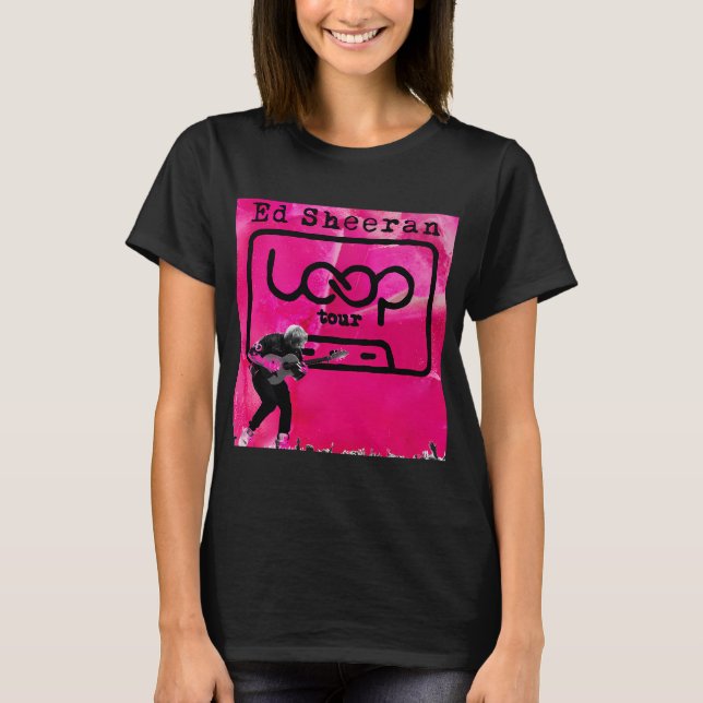 Camiseta Ed Sheeran Loop Tour América do Norte (Frente)