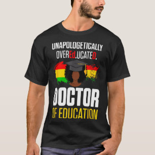 Camiseta Edd doutor em educação doutorado formado