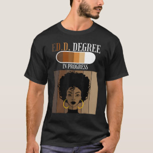 Camiseta Edd Em Andamento Estudante Candidato A Doutorado B