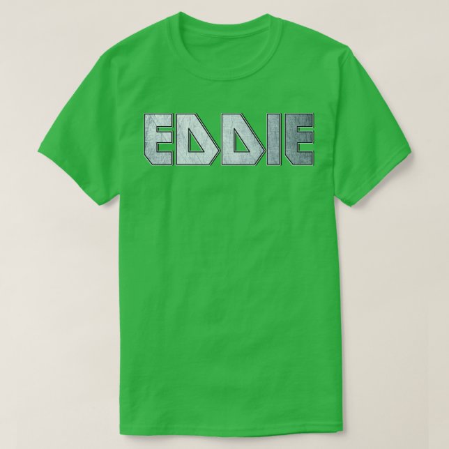 Camiseta Eddie de Metal Pesado (Frente do Design)