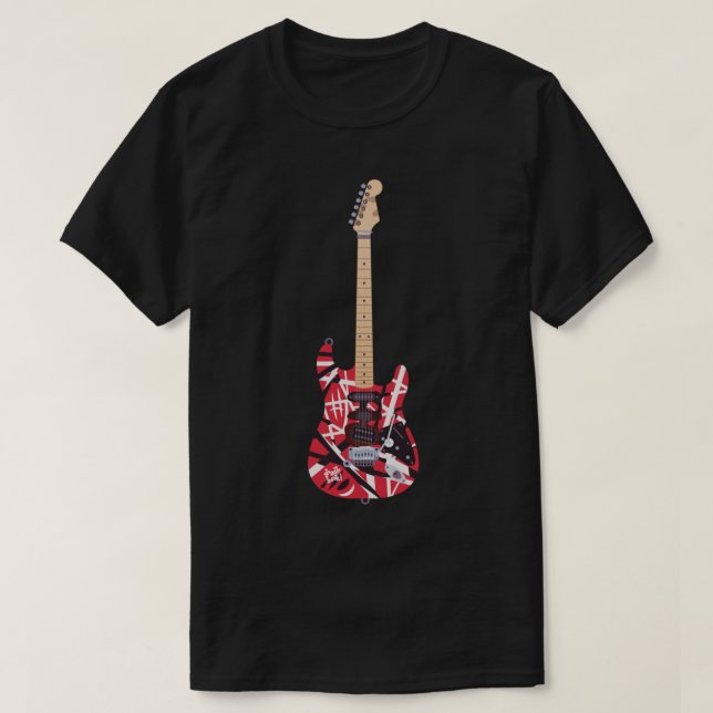 Camiseta Eddie Van Halen Frankenstrat Magnet1 (Frente do Design)