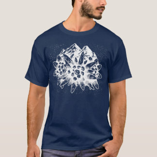 Camiseta Edelweiss Alps Montanhas Caminhando Suiça
