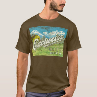 Camiseta Edelweiss Ritz Beer Defunct Brewery Logo