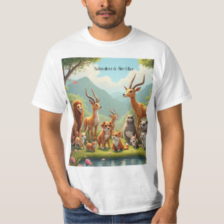 Camiseta Éden Natural: Colección de Escapes Silvestres en 4