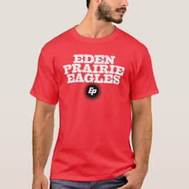 Camiseta EDEN PRAIRIE EAGLES w/EP Burst for Red