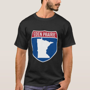 Camiseta Eden Prairie Minnesota - Sinal de Rodovia Interest
