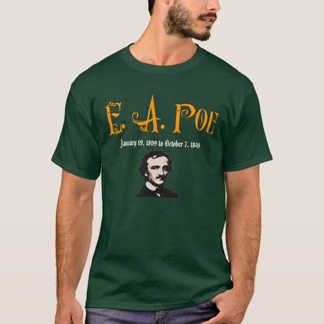 Camiseta Edgar Allan Poe (Frente)