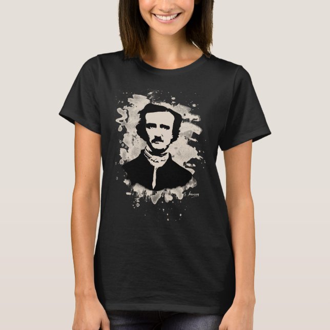 Camiseta Edgar Allan Poe custo (Frente)