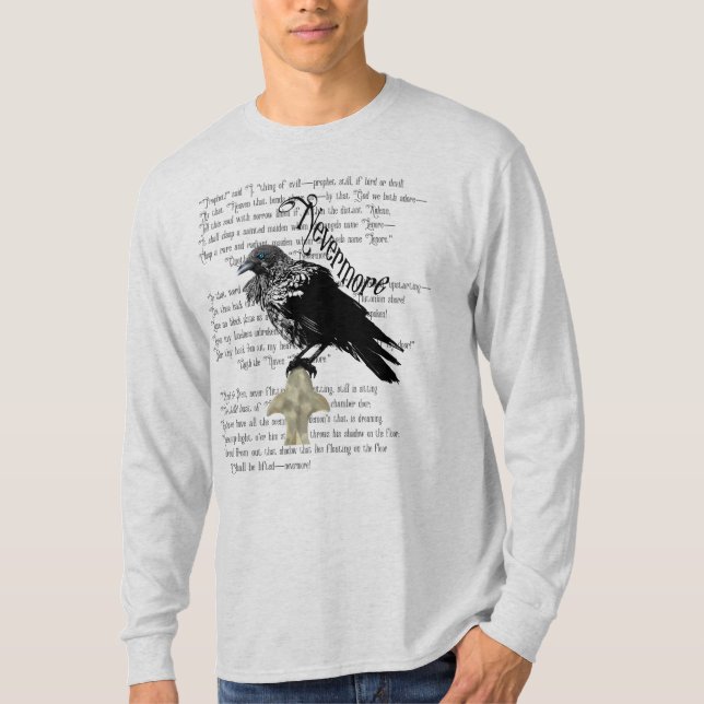 Camiseta Edgar Allan Poe é o Raven (Frente)