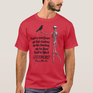 Camiseta Edgar Allan Poe Nevermore Spooky Halloween T 1993