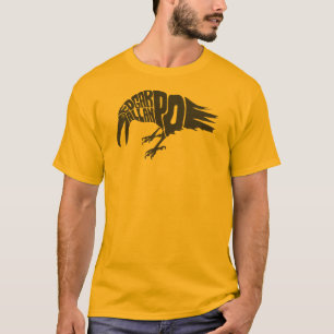 Camiseta Edgar Allan Poe - o corvo