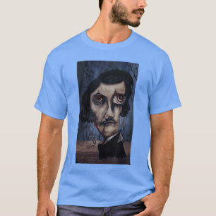 Camiseta Edgar Allan Poe surreal horror gótico engraçado