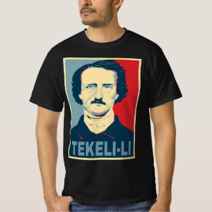 Camiseta Edgar Allan Poe TEKELI-LI Estilo de Esperança