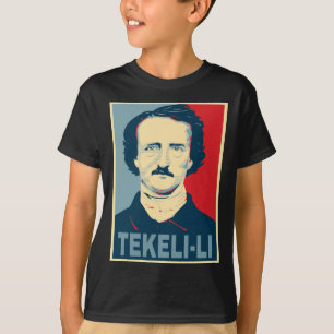 Camiseta Edgar Allan Poe TEKELI-LI Estilo de Esperança