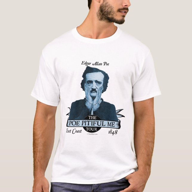 Camiseta Edgar Allan "ponto de entrada lamentável mim" (Frente)