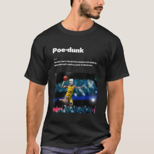 Camiseta Edgar Allen Poe Humor Basball Dunk