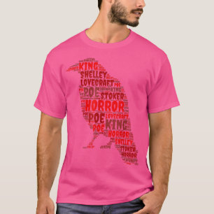 Camiseta Edgar Allen Poe King Lovecraft Shelly Stoker Horro
