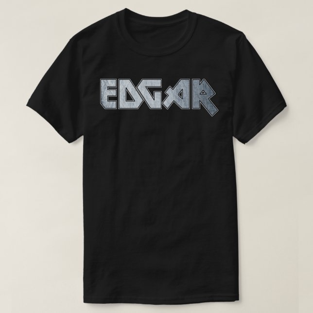 Camiseta Edgar de metal pesado (Frente do Design)