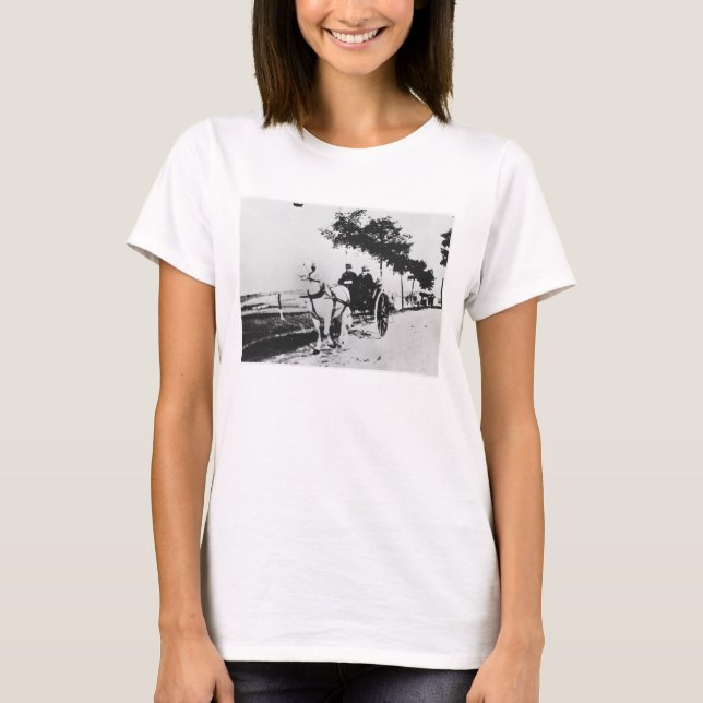 Camiseta Edgar Degas | Edgar Degas e um amigo (Frente)