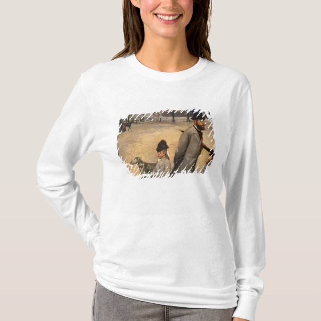 Camiseta Edgar Degas | Lugar de la Concorde, 1875 (Frente)