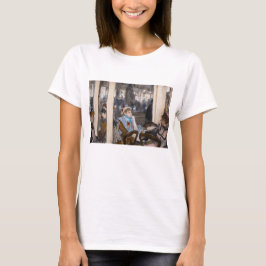 Camiseta Edgar Degas - Mulheres num Café Terrace à Noite