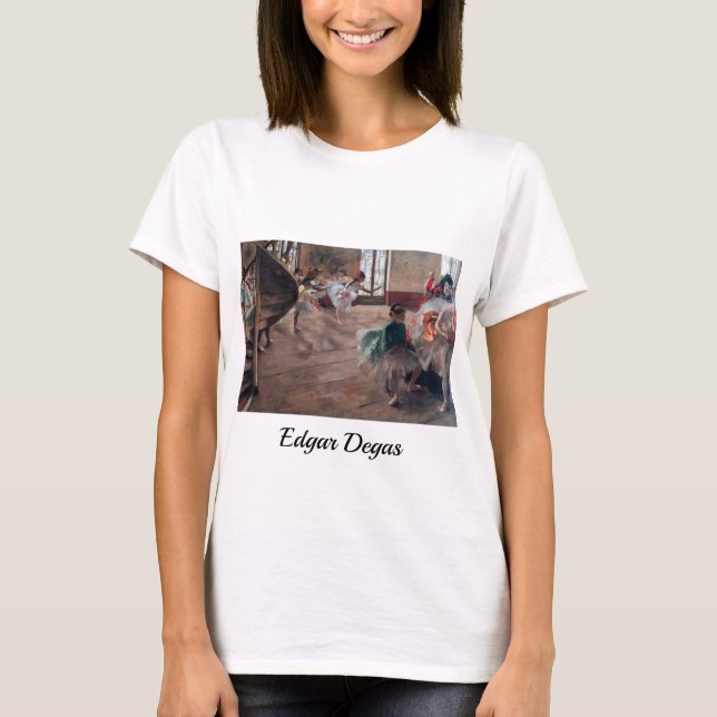 Camiseta Edgar Degas - O Ensaio (Frente)