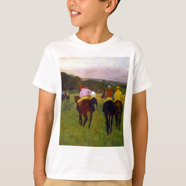 Camiseta Edgar Degas Race Horses em Longchamp (Frente)