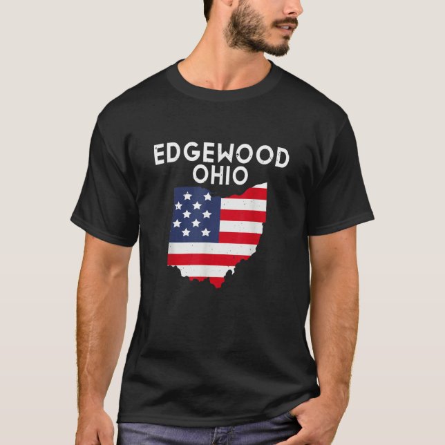Camiseta Edgewood Ohio USA State America Travel Ohioan (Frente)